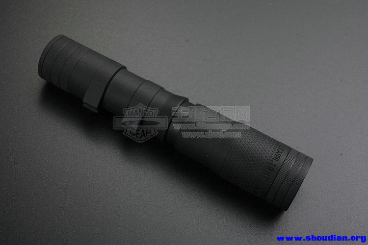 Lenslight 美国奈斯手电 KO 2×123黑色平口手电套装