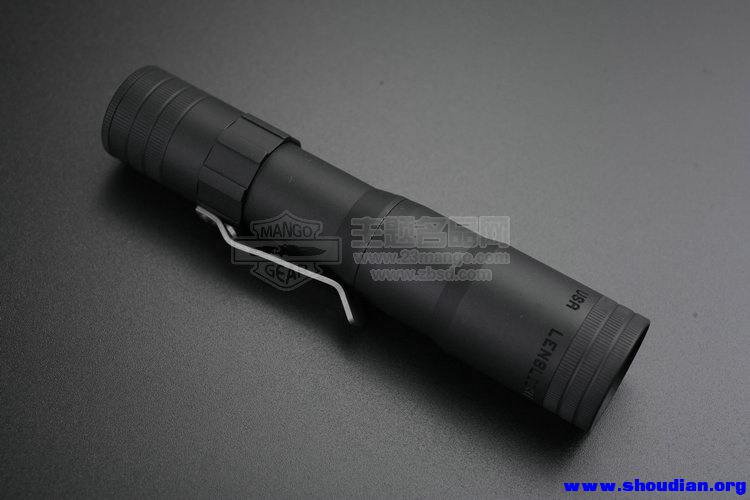 Lenslight 美国奈斯手电  KO 2×123黑色平口手电