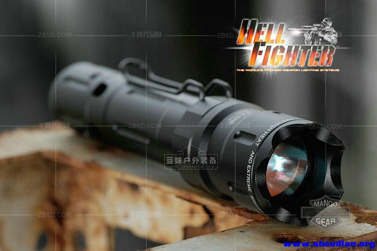HellFighter 美国赫菲尔 DOH214 莲花型战术手电套装