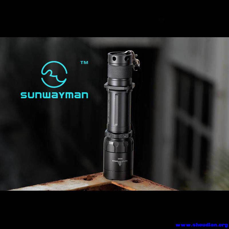 Sunwayman 炫卫者手电 M20C CREE R5 LED 280流明高亮无极调光EDC手电筒