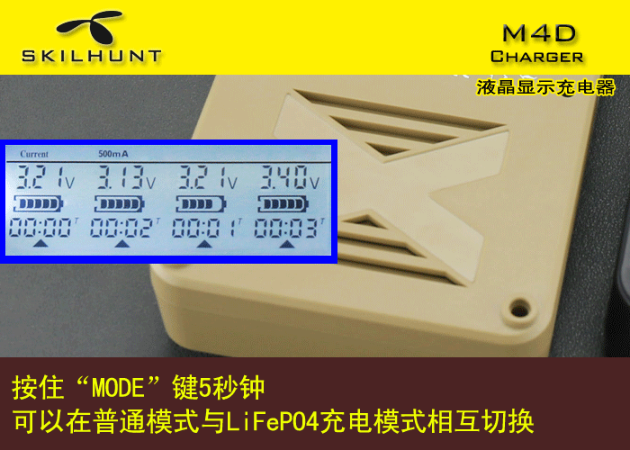 M4D智能数码液晶显示充电器