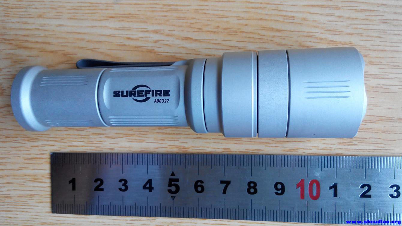 SureFire 美国神火 EB1C-A-SL 点击式银色手电筒