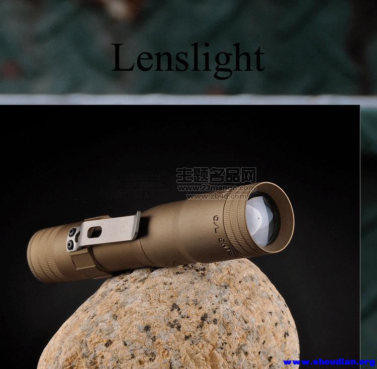 Lenslight 美国奈斯 KO 2×123 沙色平口手电