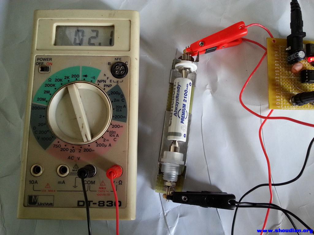自制锂电池内阻测试仪图片