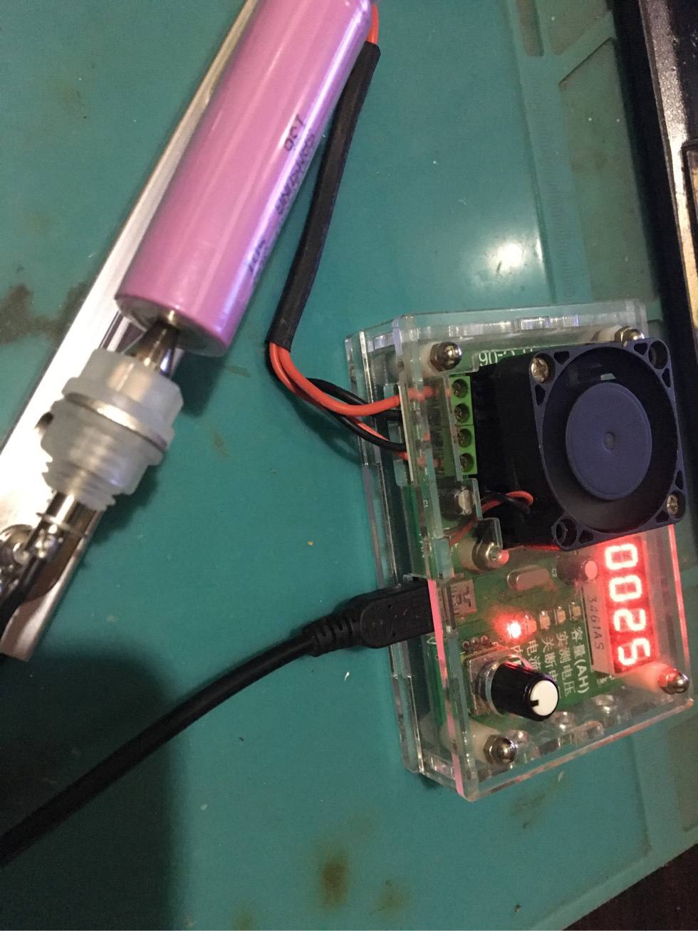 自制diy电池内阻测试仪图片