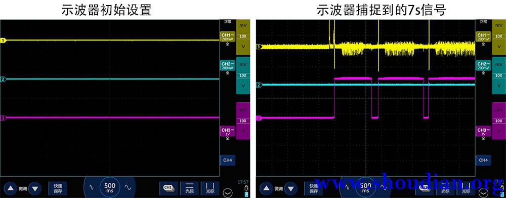 1示波器测高频长串方波脉冲变成了锯齿波.jpg