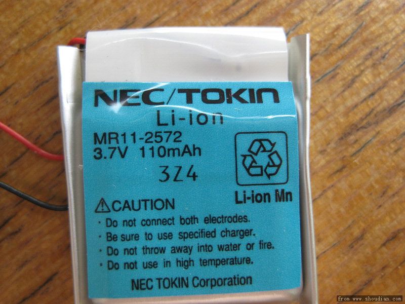 电池，NEC的，容量好小